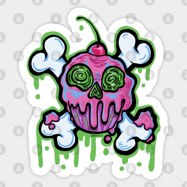 Poison Cupcake Sticker by Bat13SJx